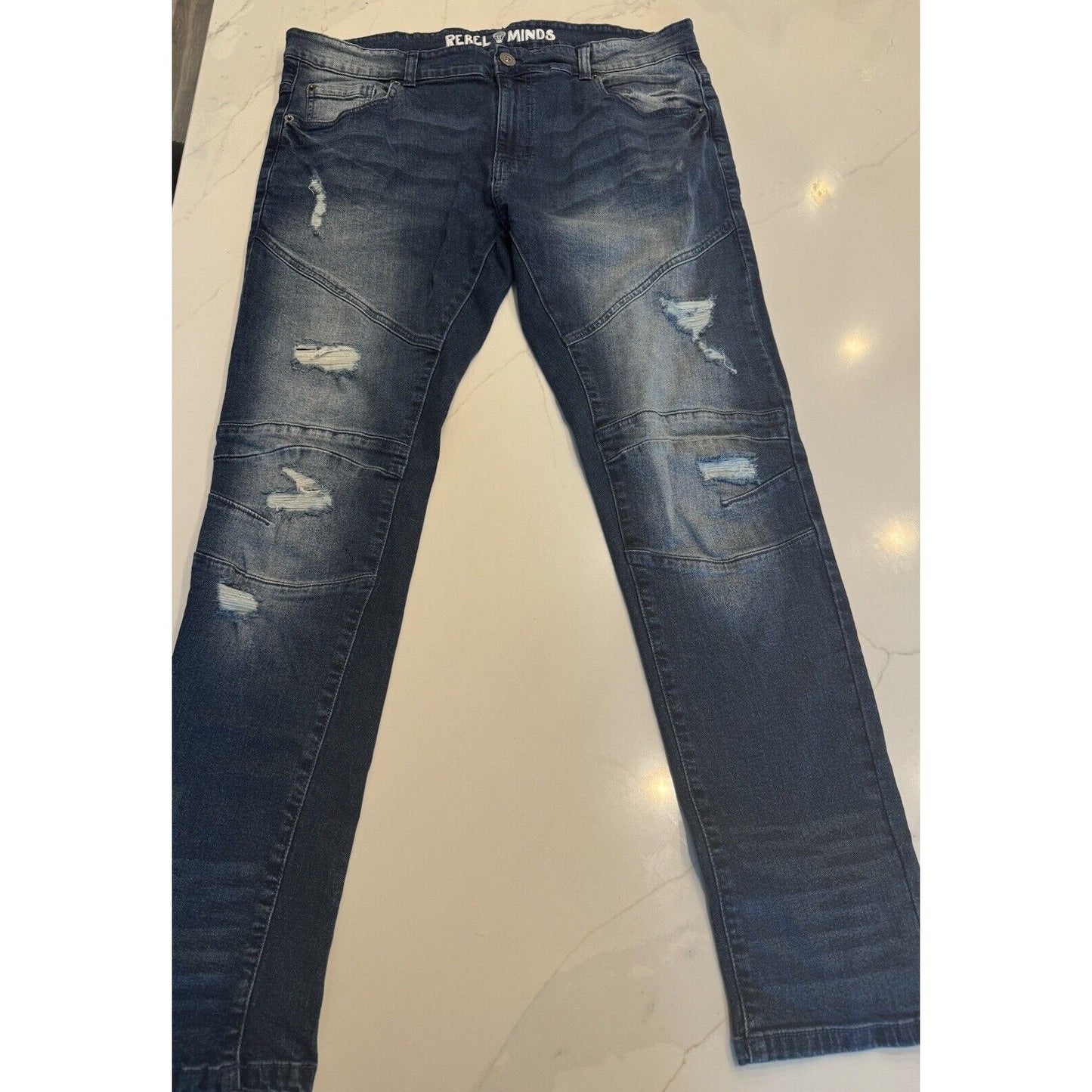 Men’s Rebel Minds Distressed Jeans