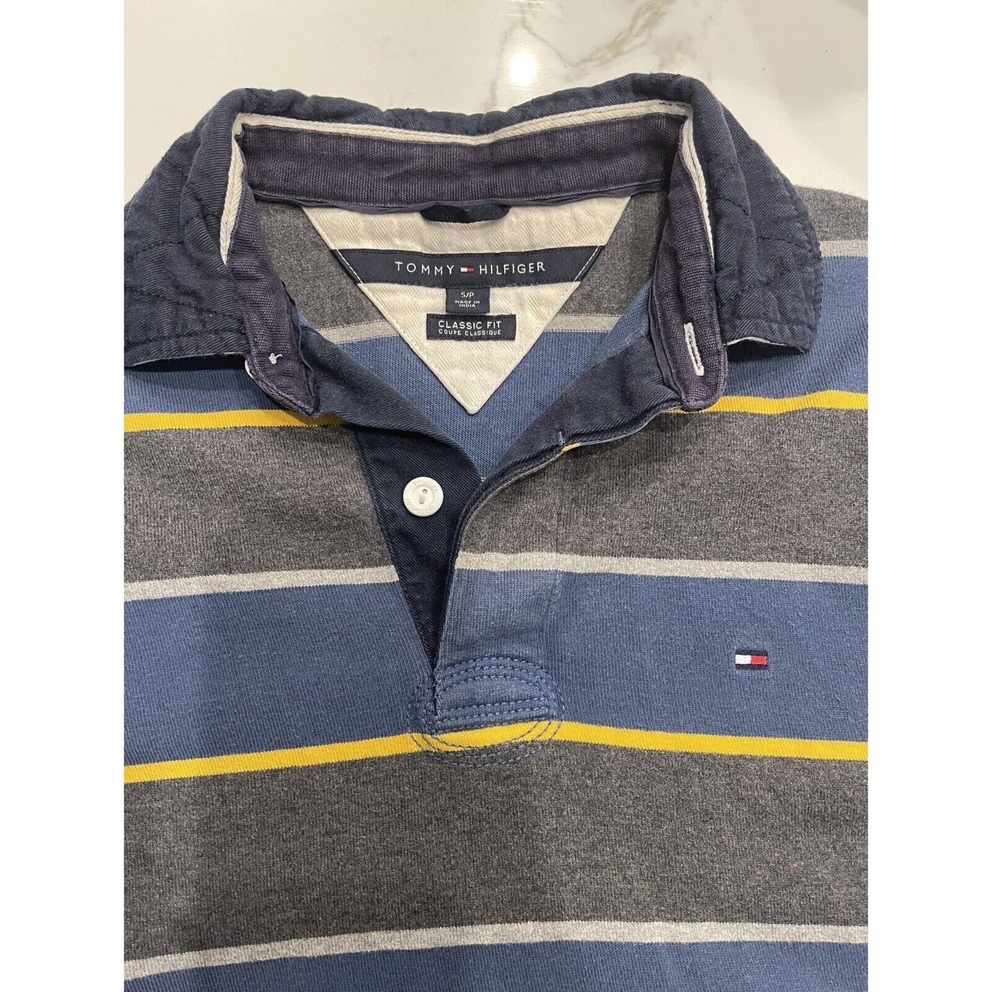 (2) Tommy Hilfiger rugby polo long sleeve shirt men