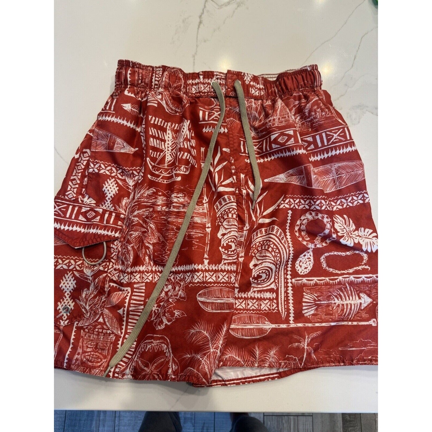 Newport Blue Mens Lined Swim Trunks